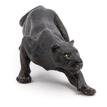 Load image into Gallery viewer, PAPO Wild Animal Kingdom Black Leopard Toy Figure, Three Years or Above, Black (50026)