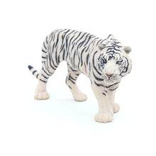 Load image into Gallery viewer, PAPO Wild Animal Kingdom White Tiger Toy Figure, Three Years or Above, White/Black (50045)