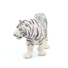 Load image into Gallery viewer, PAPO Wild Animal Kingdom White Tiger Toy Figure, Three Years or Above, White/Black (50045)