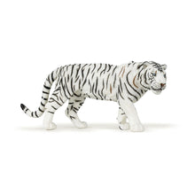 Load image into Gallery viewer, PAPO Wild Animal Kingdom White Tiger Toy Figure, Three Years or Above, White/Black (50045)