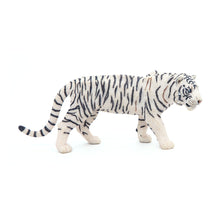 Load image into Gallery viewer, PAPO Wild Animal Kingdom White Tiger Toy Figure, Three Years or Above, White/Black (50045)