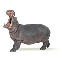 Load image into Gallery viewer, PAPO Wild Animal Kingdom Hippopotamus Toy Figure, Three Years or Above, Grey (50051)