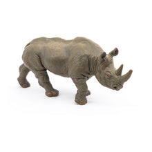 Load image into Gallery viewer, PAPO Wild Animal Kingdom Black Rhinoceros Toy Figure, Three Years or Above, Grey/Brown (50066)