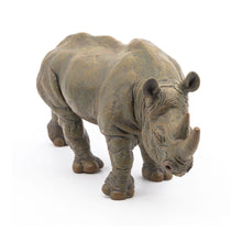 Load image into Gallery viewer, PAPO Wild Animal Kingdom Black Rhinoceros Toy Figure, Three Years or Above, Grey/Brown (50066)