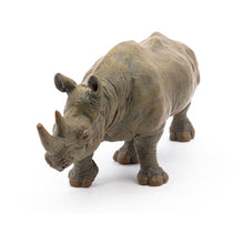 Load image into Gallery viewer, PAPO Wild Animal Kingdom Black Rhinoceros Toy Figure, Three Years or Above, Grey/Brown (50066)