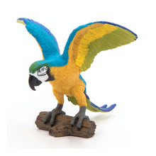 Load image into Gallery viewer, PAPO Wild Animal Kingdom Blue Ara Parrot Toy Figure, Three Years or Above, Multi-colour (50235)