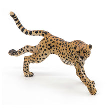 Load image into Gallery viewer, PAPO Wild Animal Kingdom Running Cheetah Toy Figure, Three Years or Above, Tan/Black (50238)