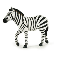 Load image into Gallery viewer, PAPO Wild Animal Kingdom Male Zebra Toy Figure, Three Years or Above, White/Black (50249)