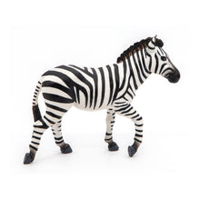 Load image into Gallery viewer, PAPO Wild Animal Kingdom Male Zebra Toy Figure, Three Years or Above, White/Black (50249)