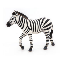Load image into Gallery viewer, PAPO Wild Animal Kingdom Male Zebra Toy Figure, Three Years or Above, White/Black (50249)