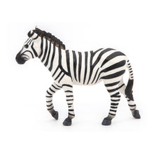 Load image into Gallery viewer, PAPO Wild Animal Kingdom Male Zebra Toy Figure, Three Years or Above, White/Black (50249)