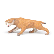 Load image into Gallery viewer, PAPO Dinosaurs Smilodon Toy Figure, Three Years or Above, Tan (55022)