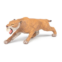 Load image into Gallery viewer, PAPO Dinosaurs Smilodon Toy Figure, Three Years or Above, Tan (55022)