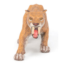 Load image into Gallery viewer, PAPO Dinosaurs Smilodon Toy Figure, Three Years or Above, Tan (55022)
