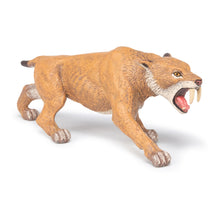 Load image into Gallery viewer, PAPO Dinosaurs Smilodon Toy Figure, Three Years or Above, Tan (55022)