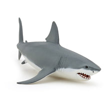 Load image into Gallery viewer, PAPO Marine Life White Shark Toy Figure, Three Years or Above, Grey (56002)