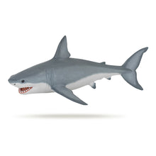 Load image into Gallery viewer, PAPO Marine Life White Shark Toy Figure, Three Years or Above, Grey (56002)