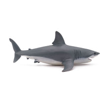 Load image into Gallery viewer, PAPO Marine Life White Shark Toy Figure, Three Years or Above, Grey (56002)