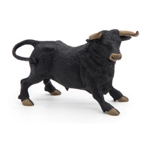 Load image into Gallery viewer, PAPO Farmyard Friends Andalusian Bull Toy Figure, Three Years or Above, Black (51050)