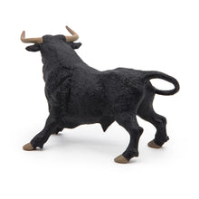 Load image into Gallery viewer, PAPO Farmyard Friends Andalusian Bull Toy Figure, Three Years or Above, Black (51050)