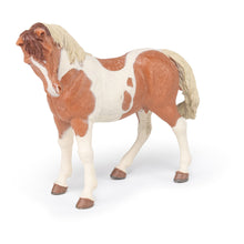 Load image into Gallery viewer, PAPO Horse and Ponies Pinto Mare Toy Figure, Three Years or Above, Brown/White (51094)