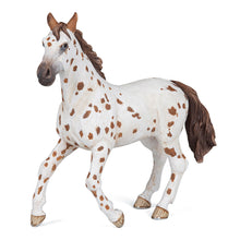 Load image into Gallery viewer, PAPO Horse and Ponies Brown Appaloosa Mare Toy Figure, Three Years or Above, White/Brown (51509)