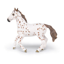 Load image into Gallery viewer, PAPO Horse and Ponies Brown Appaloosa Mare Toy Figure, Three Years or Above, White/Brown (51509)
