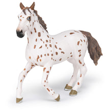 Load image into Gallery viewer, PAPO Horse and Ponies Brown Appaloosa Mare Toy Figure, Three Years or Above, White/Brown (51509)