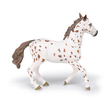 Load image into Gallery viewer, PAPO Horse and Ponies Brown Appaloosa Mare Toy Figure, Three Years or Above, White/Brown (51509)