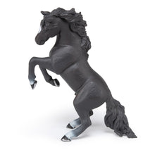 Load image into Gallery viewer, PAPO Horse and Ponies Black Reared Up Horse Toy Figure, Three Years or Above, Black (51522)