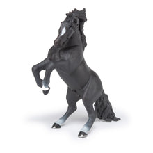 Load image into Gallery viewer, PAPO Horse and Ponies Black Reared Up Horse Toy Figure, Three Years or Above, Black (51522)