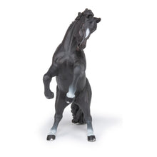 Load image into Gallery viewer, PAPO Horse and Ponies Black Reared Up Horse Toy Figure, Three Years or Above, Black (51522)
