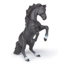 Load image into Gallery viewer, PAPO Horse and Ponies Black Reared Up Horse Toy Figure, Three Years or Above, Black (51522)