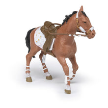 Load image into Gallery viewer, PAPO Horse and Ponies Winter Riding Girl Horse Toy Figure, Three Years or Above, Multi-colour (51553)