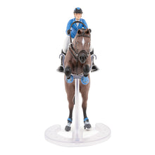 Load image into Gallery viewer, PAPO Horse and Ponies Jumping Horse with Riding Girl Toy Figure, Three Years or Above, Multi-colour (51560)