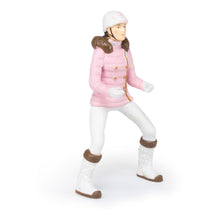 Load image into Gallery viewer, PAPO Horse and Ponies Winter Riding Girl Toy Figure, Three Years or Above, Multi-colour (52011)