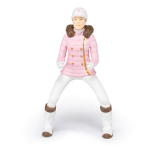 Load image into Gallery viewer, PAPO Horse and Ponies Winter Riding Girl Toy Figure, Three Years or Above, Multi-colour (52011)