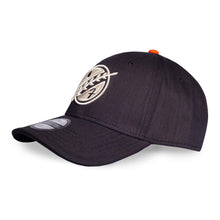 Load image into Gallery viewer, STAR WARS The Mandalorian Boba Fett Symbol Logo Adjustable Baseball Cap, Black (BA616653STW)