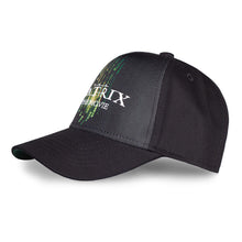 Load image into Gallery viewer, WARNER BROS The Matrix Resurrections Green Poster Logo Adjustable Baseball Cap (BA083001MTX)