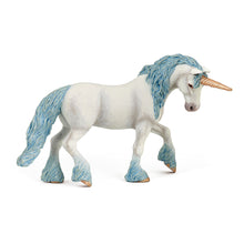 Load image into Gallery viewer, PAPO The Enchanted World Magic Unicorn Toy Figure, Three Years or Above, White/Blue (38824)
