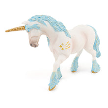 Load image into Gallery viewer, PAPO The Enchanted World Magic Unicorn Toy Figure, Three Years or Above, White/Blue (38824)