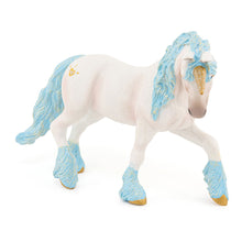 Load image into Gallery viewer, PAPO The Enchanted World Magic Unicorn Toy Figure, Three Years or Above, White/Blue (38824)
