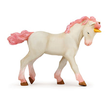 Load image into Gallery viewer, PAPO The Enchanted World Young Unicorn Toy Figure, Three Years or Above, White/Pink (39078)