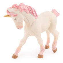 Load image into Gallery viewer, PAPO The Enchanted World Young Unicorn Toy Figure, Three Years or Above, White/Pink (39078)