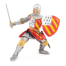 Load image into Gallery viewer, PAPO Fantasy World Tournament Knight Toy Figure, Three Years or Above, Silver/Red (39800)