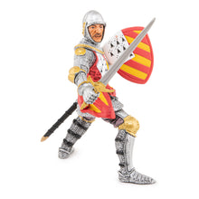 Load image into Gallery viewer, PAPO Fantasy World Tournament Knight Toy Figure, Three Years or Above, Silver/Red (39800)