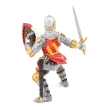 Load image into Gallery viewer, PAPO Fantasy World Tournament Knight Toy Figure, Three Years or Above, Silver/Red (39800)
