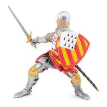 Load image into Gallery viewer, PAPO Fantasy World Tournament Knight Toy Figure, Three Years or Above, Silver/Red (39800)