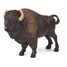 Load image into Gallery viewer, PAPO Wild Animal Kingdom American Buffalo Toy Figure, Three Years or Above, Black/Brown (50119)