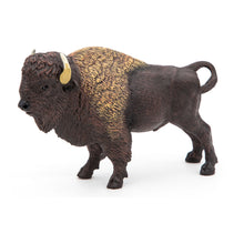 Load image into Gallery viewer, PAPO Wild Animal Kingdom American Buffalo Toy Figure, Three Years or Above, Black/Brown (50119)